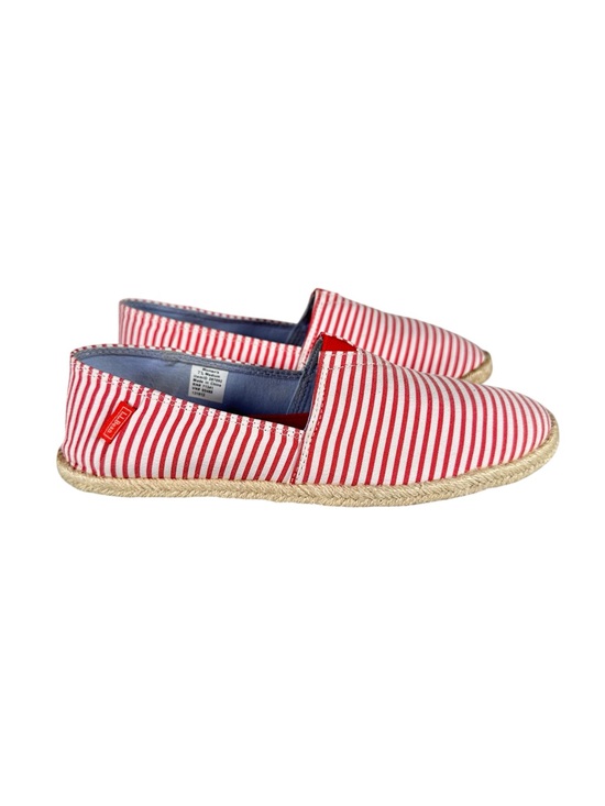 L.L. Bean Shoes - L.L.BEAN Red & White Stripe Espadrille Flats